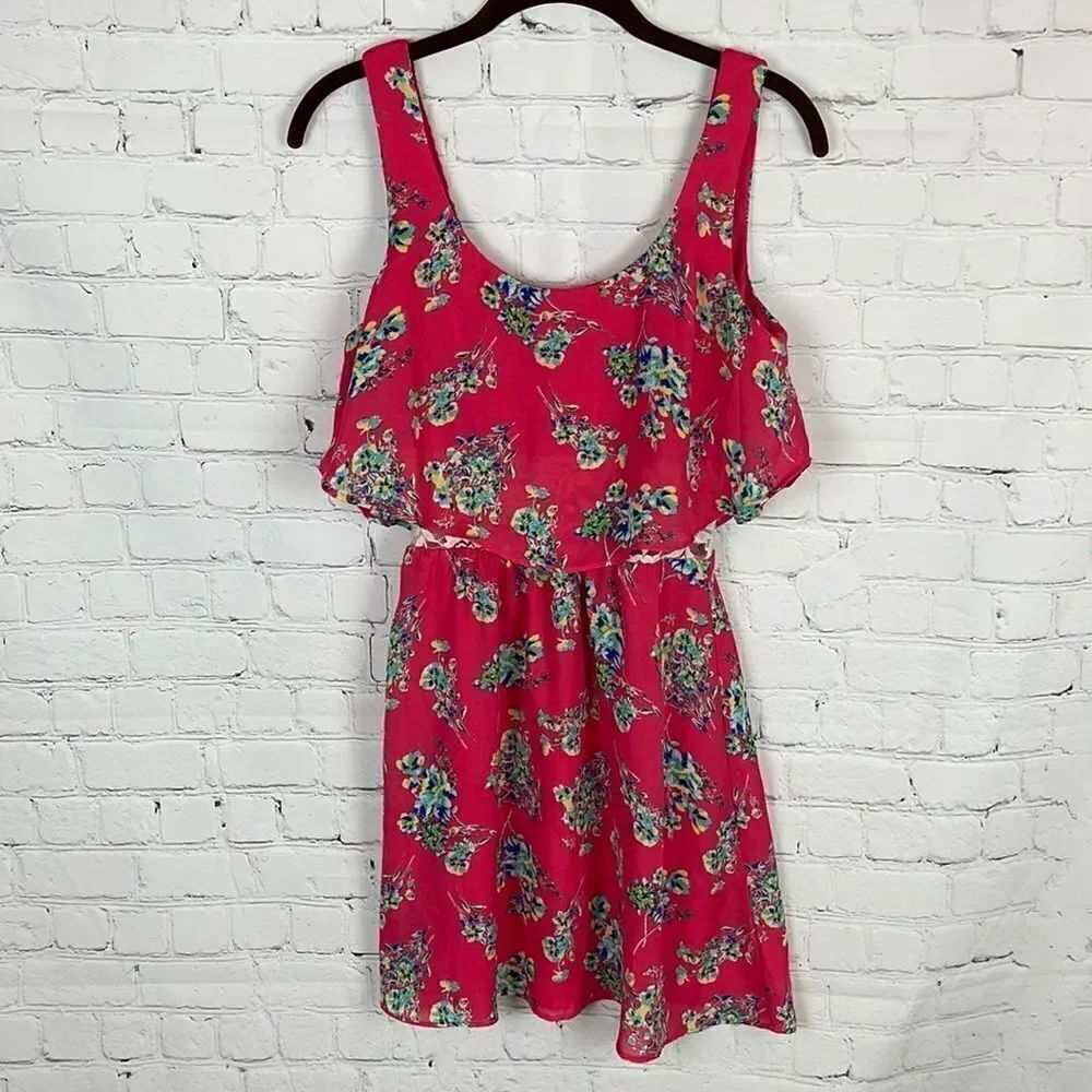 B. Darlin Pink Floral Dress